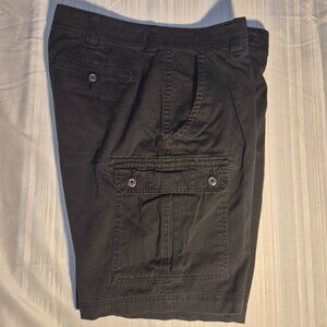 St. John's Bay Black Men's Cargo Shorts